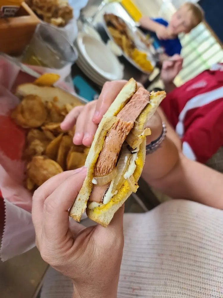 Fried Bologna Sandwich