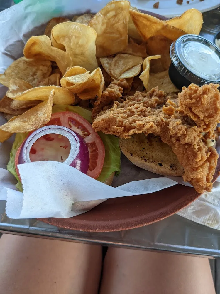 Grouper Sandwich Platter